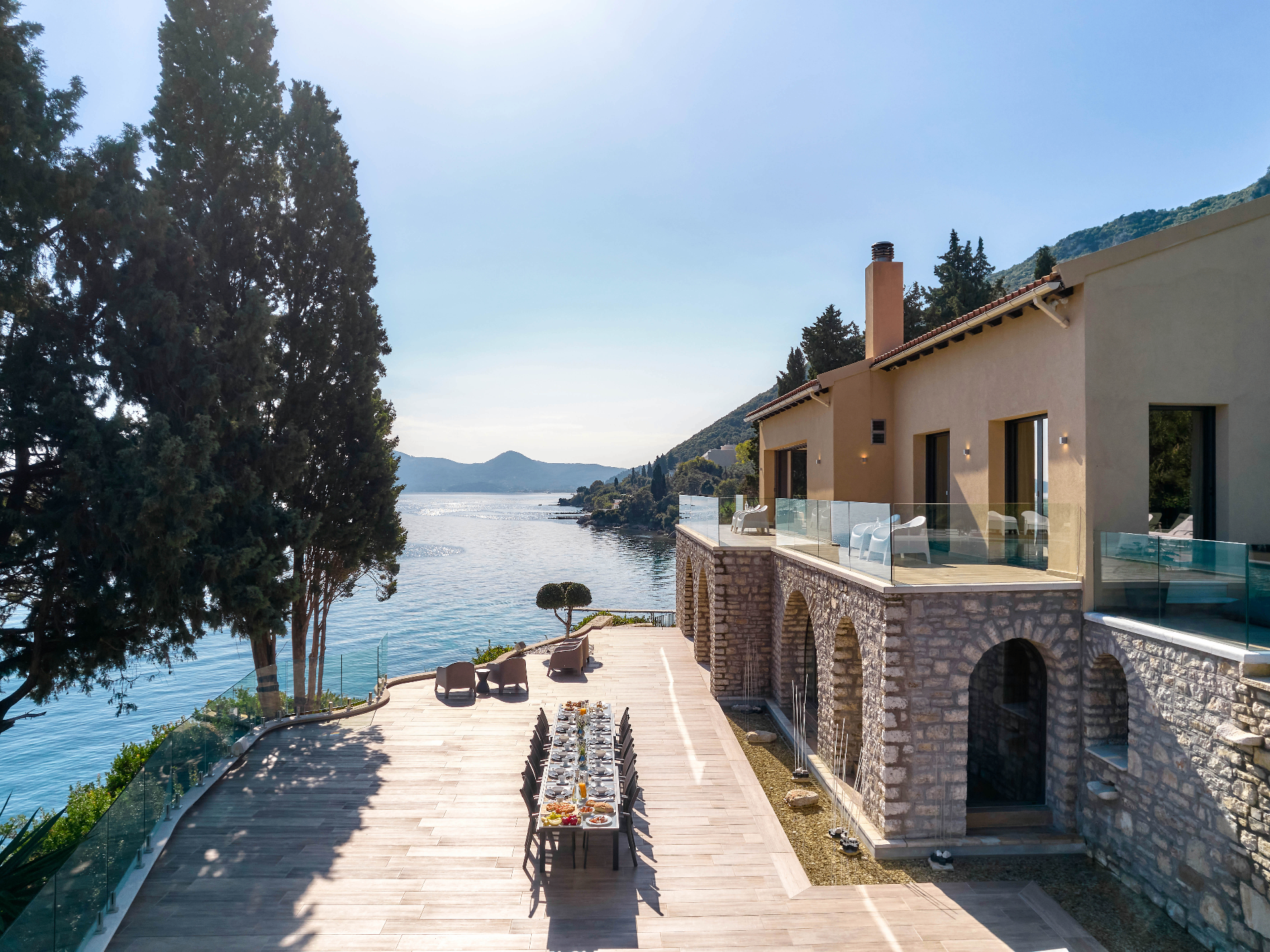 Benitses Seafront Villa