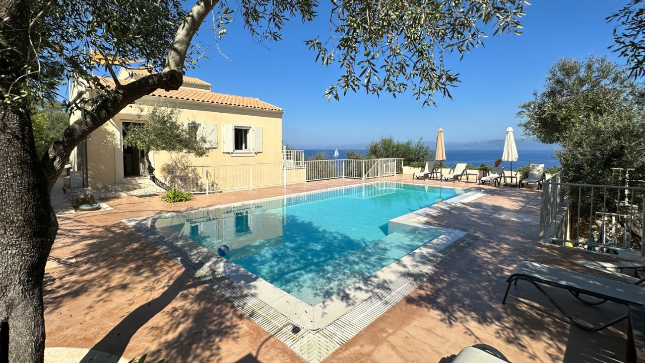 Seafront Villa with Pool — Paxos · Antipaxos